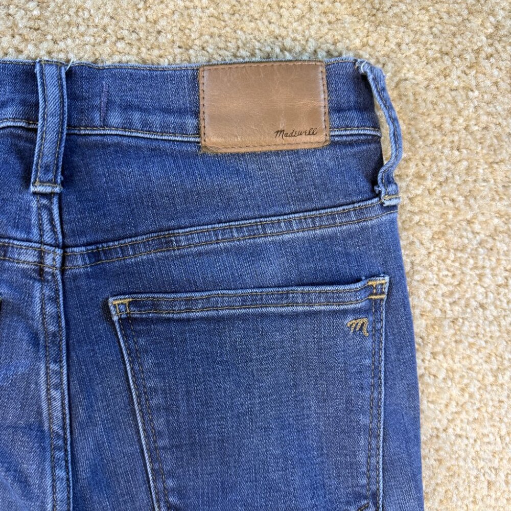 Madewell Roadtripper 10 Inch High Rise Skinny Jeans Womens Size 24 Blue F596 - Picture 9 of 14